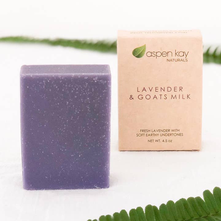 Lavender & Goats Milk - Bar Soap for wholesale by Aspen Kay Naturals