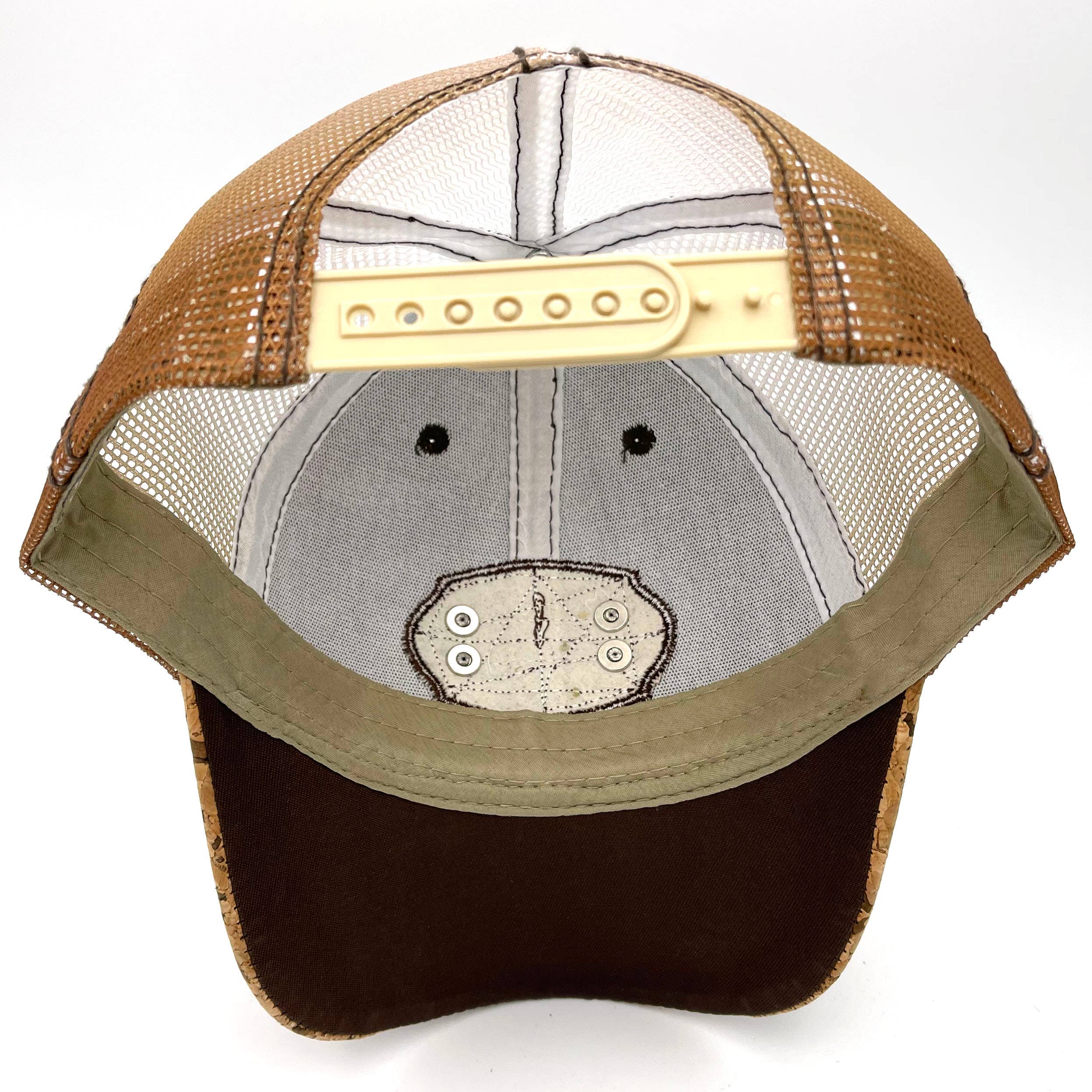 Lunar Deer - Wholesale Trucker Hat - Women's - Tooled Mesh Ropes Longhorn Natural Cork Hat Baseball Cap2