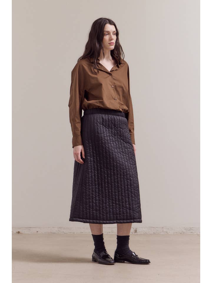 Grade & Gather - Wholesale Skirt - Women's - 50704 - MID LENGTH QUILTED SKIRT15