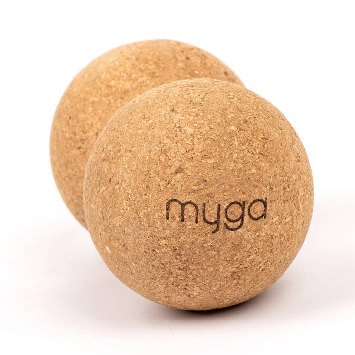 Myga Europe - Wholesale Lichaamsmassage-apparaat - Fascia massagebal van kurk - pinda
