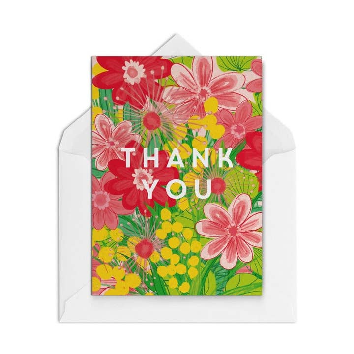 Thank You Flowers for wholesale by The Paper People Ltd