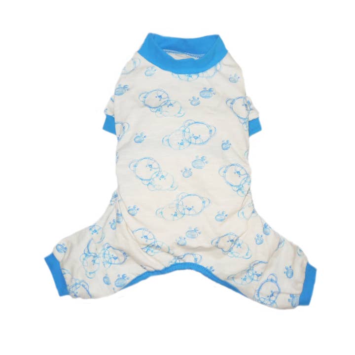 Blue Milo Pajama for wholesale by Pooch Outfitters