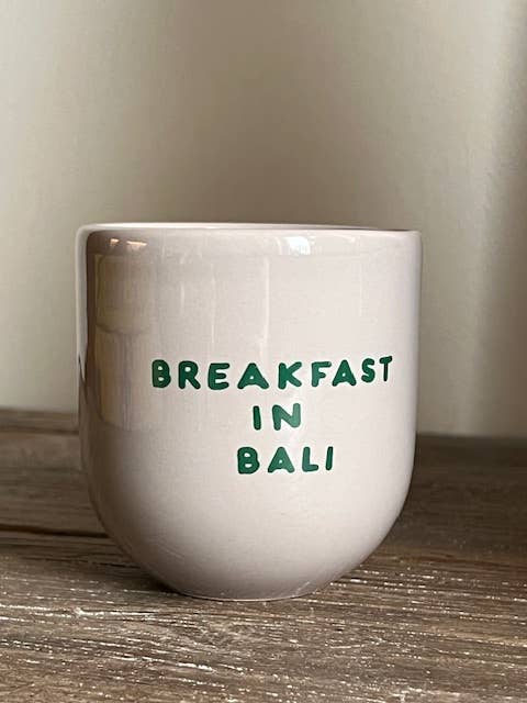 Sisi, house of style BV - Wholesale Coffee Mug - Sisi mug, Breakfast in Bali1