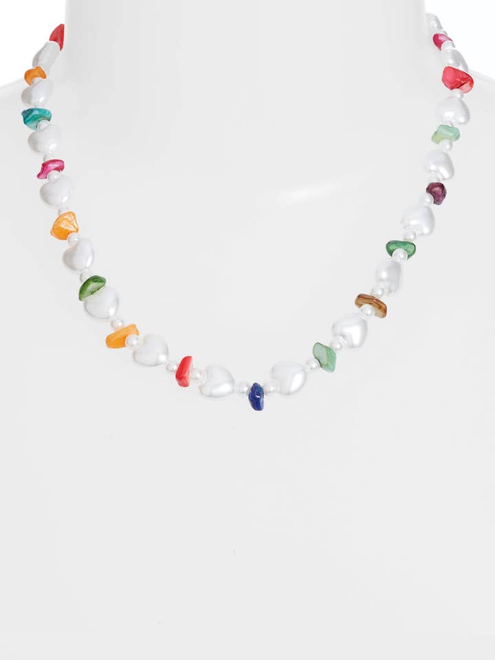 Zoetwaterparel ketting voor wholesale door Knotty Accessories