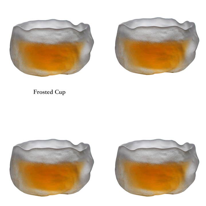 MinoCraft - Wholesale Coffee/Tea Cup - Glass tea cup - "First Snow"2