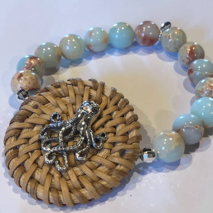 Bracelet Basket Top Octopus pour la vente par Fishgirl Designs