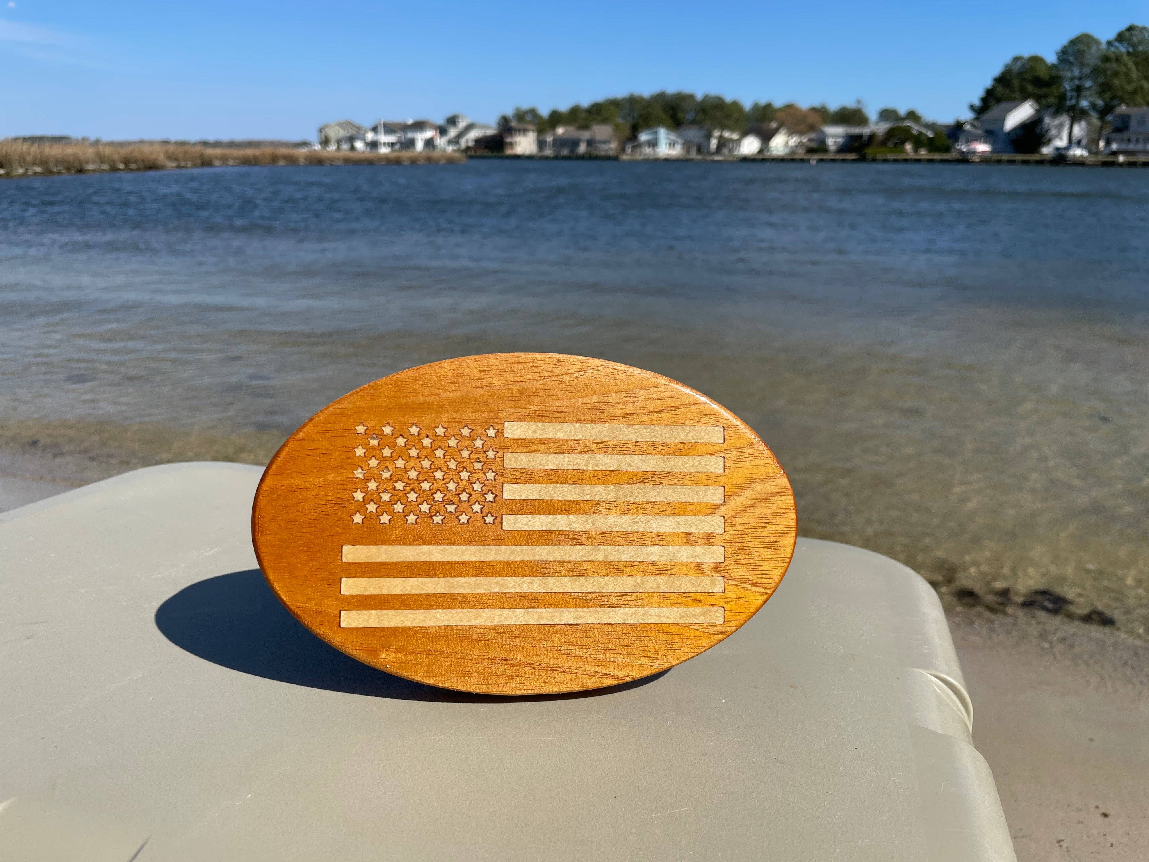 Stonington Designs/Hitch-Crafter - Wholesale Car Decorative Charm - Unisex - Hitch Cover - Flag -USA2