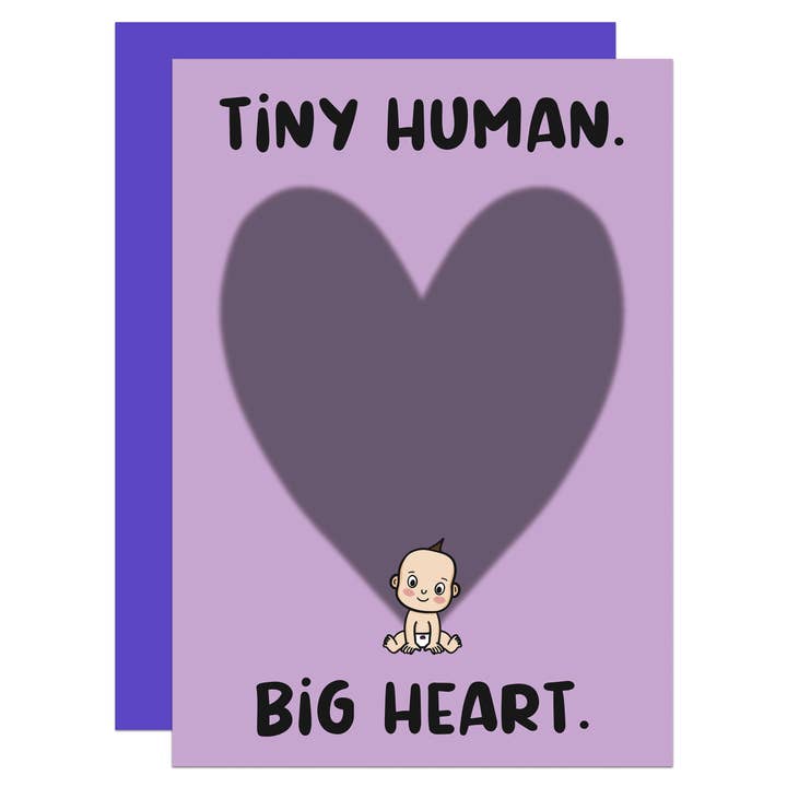 Lille Menneske Stort Hjerte A6 Kort for engroshandel hos TeePee Creations