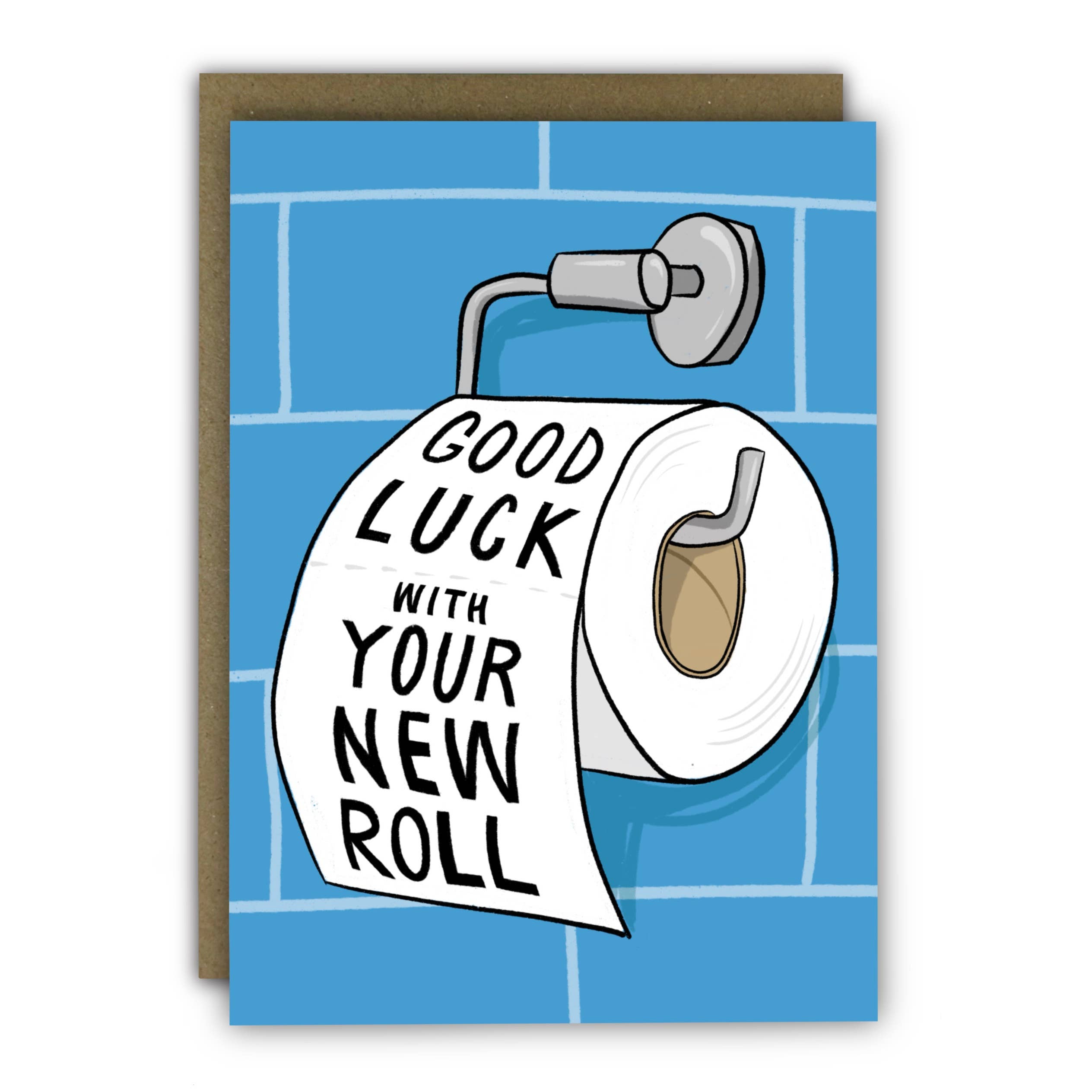 RUNNING WITH SCISSORS – wholesale Congratulations card – Funny Congratulations Card - A6 - New Roll Toilet Roll Joke0
