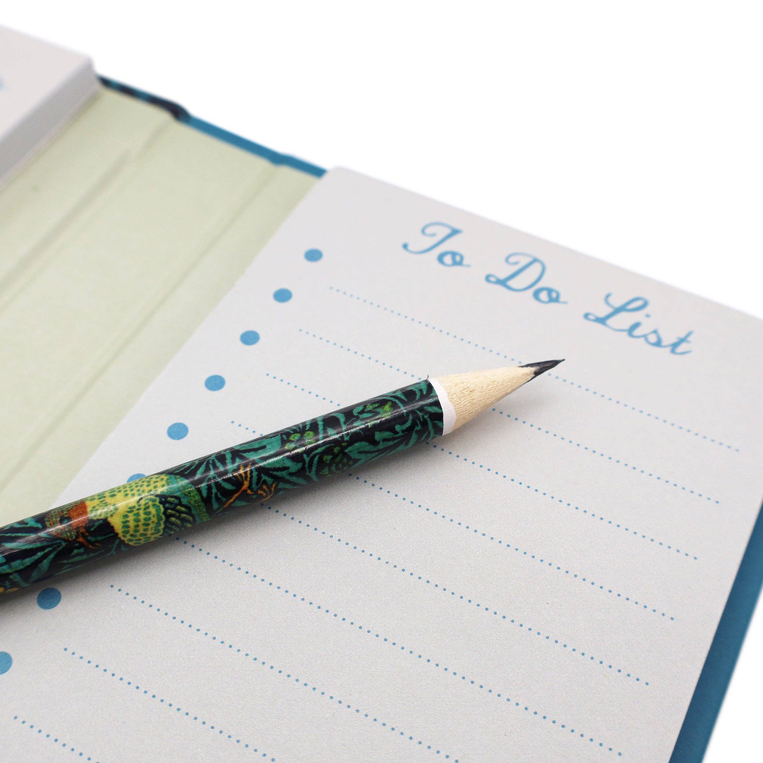 Robert Frederick Ltd - Vendita all'ingrosso Set di cartoleria/cancelleria - Blocco note alto e set di liste William Morris con matita2