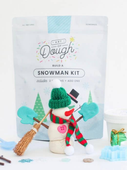 Build a Snowman Dough Kit for wholesale by Art of Dough