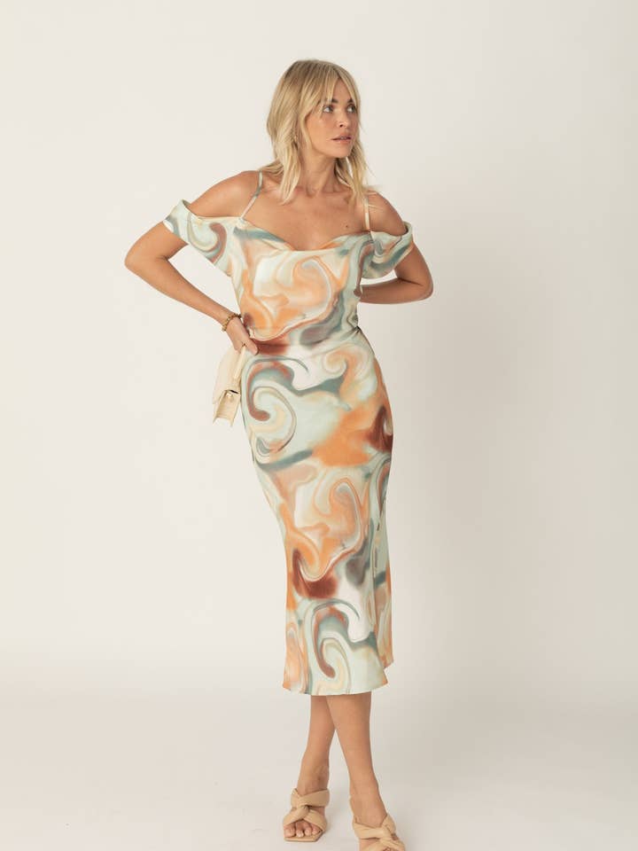 Saturn Midi Dress for wholesale by Stevie Aura