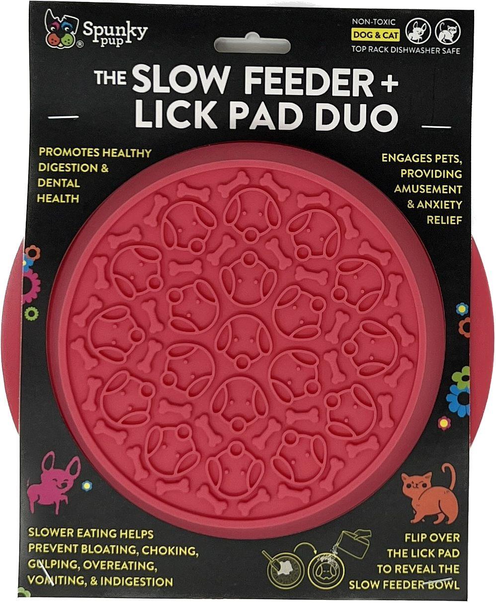 Spunky Pup - Wholesale Pet Elevated Bowl - Cat/Dog - Lick Pad + Slow Feeder DUO, Bowl2