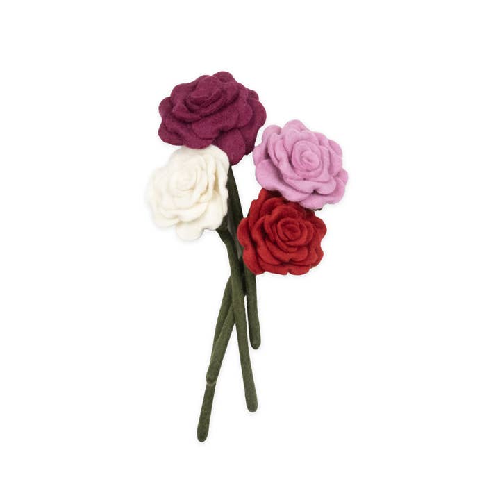Global Goods Partners - Wholesale Artificial Flowers - Felt Blooming Rose12