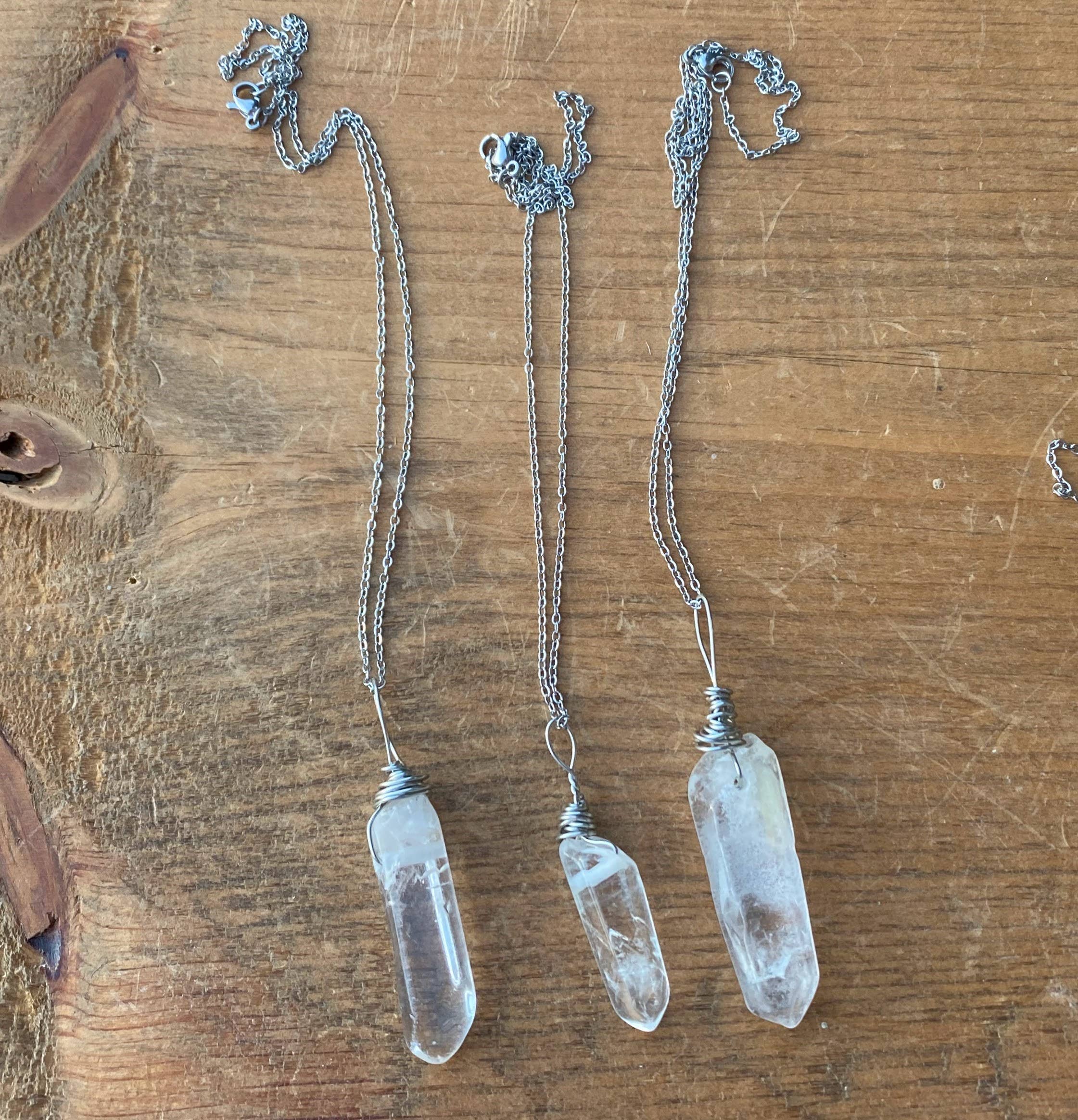 Coconut Quartz - Wholesale Halskettinghanger - Crystal Point Halsketting/Amethist Sodaliet Rozenkwarts6