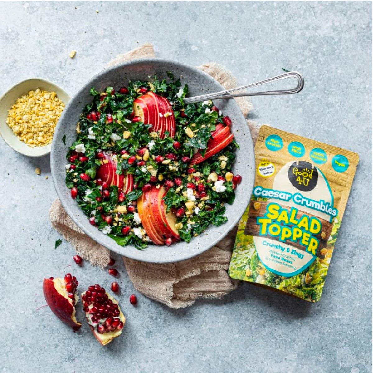 Good4U - Wholesale Salad Dressing - Caesar Crumbles Salad Topper8