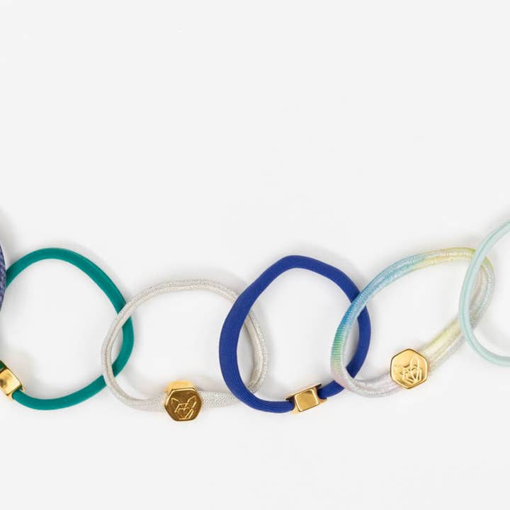 Sea Foam Elastic Hair Tie for wholesale by Hunny Bunny Collection