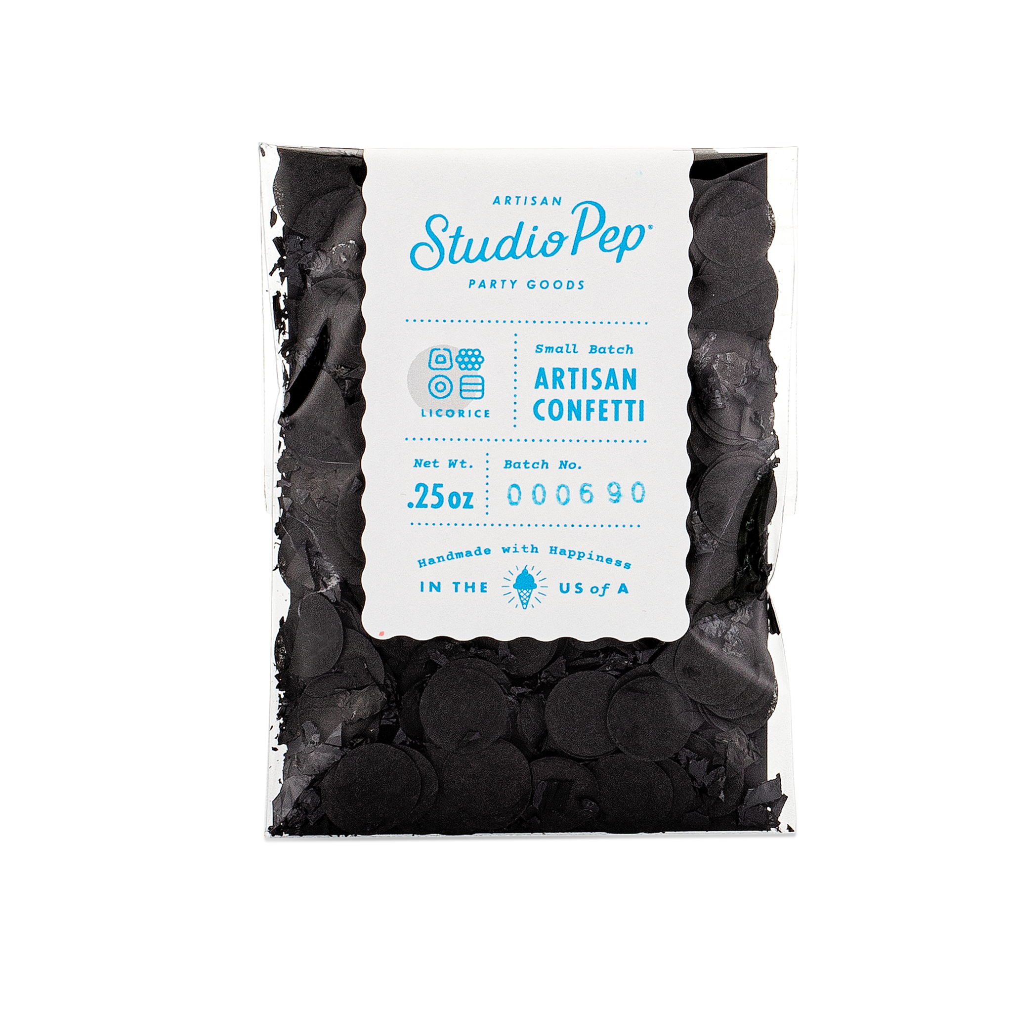 Studio Pep - Wholesale Confetti - Licorice Artisan Confetti0