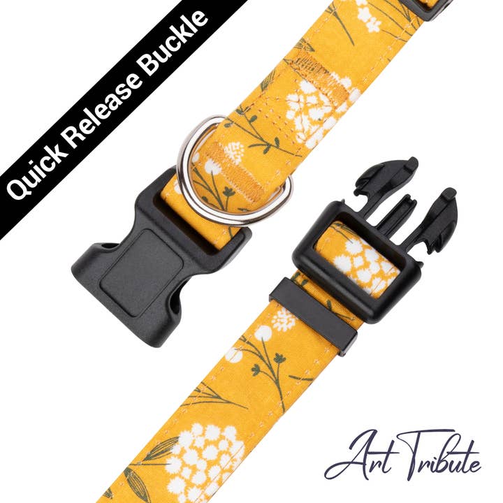 Gradzo - Wholesale Pet collar – Dog - Yellow Spring Dog Collar2