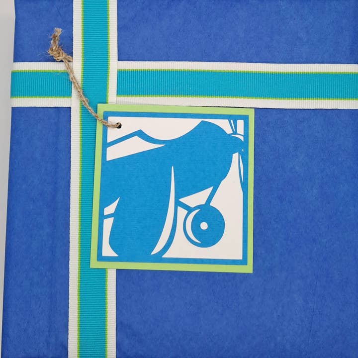 Vintage aeroplane gift tag set (6 tags in a set) for wholesale by Songbird Crafts