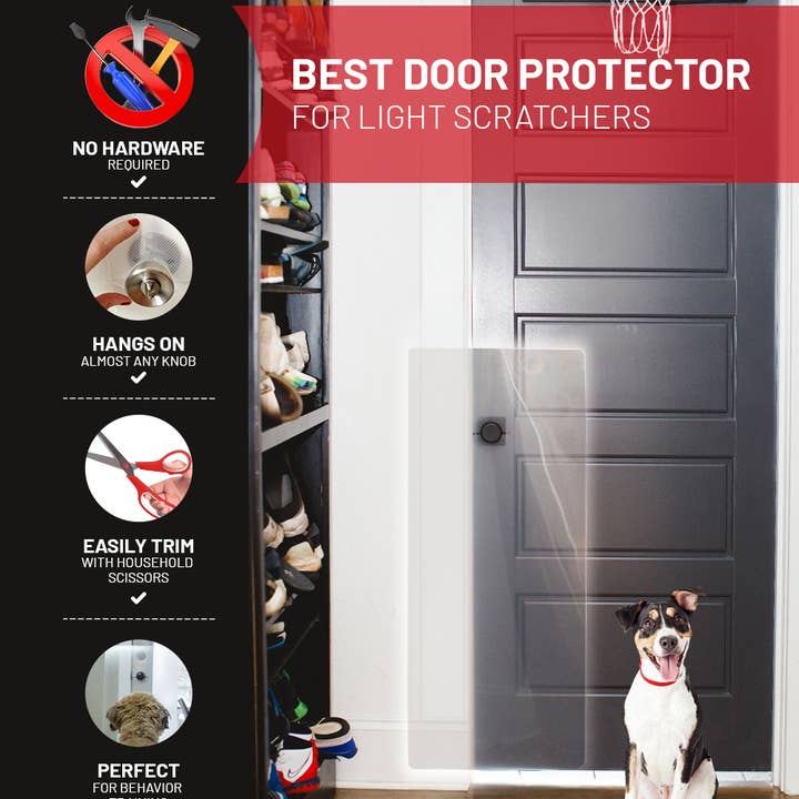 CLAWGUARD - Wholesale Pet Paw Protection - Original CLAWGUARD Door Shield - Door, Door Frame and Wall Protection5