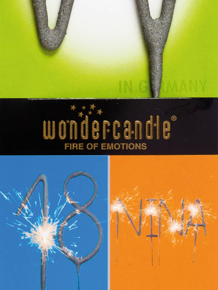 W - Grey/Multicolor - Wondercandle® classic for wholesale by Wondercandle