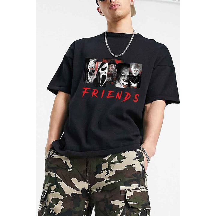 crashangel.us - Wholesale Screen Printed T-Shirt - Men's - HALLOWEEN GRAPHIC MENS TEE