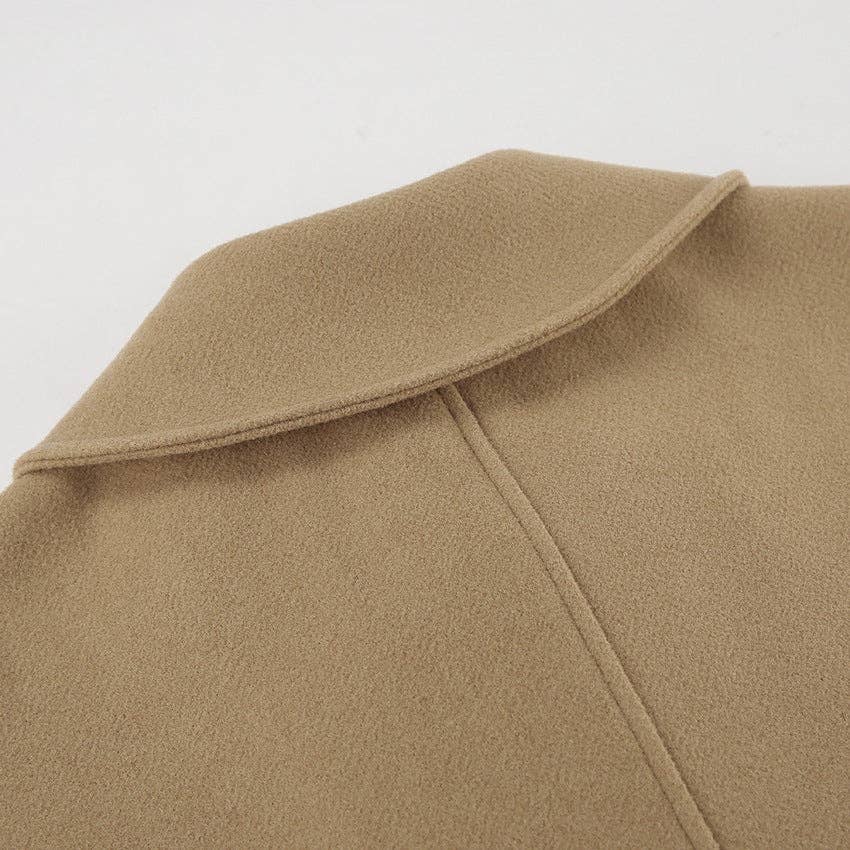 Marayn – wholesale Cardigan – Women’s – Autumn Chic Brown Wool Batwing Cardigan11