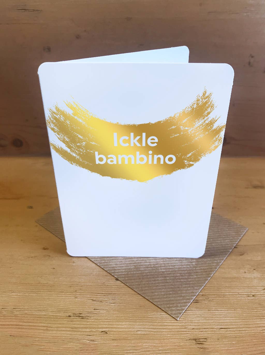 Brainbox Candy - Wholesale Baby Card - Sale Funny New Baby Small Card - Ickle Bambino1