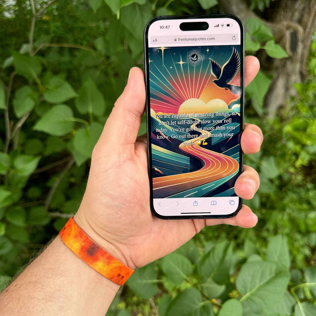 Free Luma - Wholesale Woven/Braided Bracelet - You Matter NFC Positivity Bracelet1