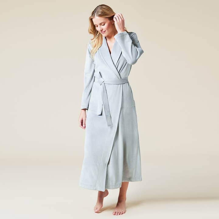 Softies - Wholesale Robe - Women's - Women's Timeless Serenity Wrap Robe with Set-In Waist