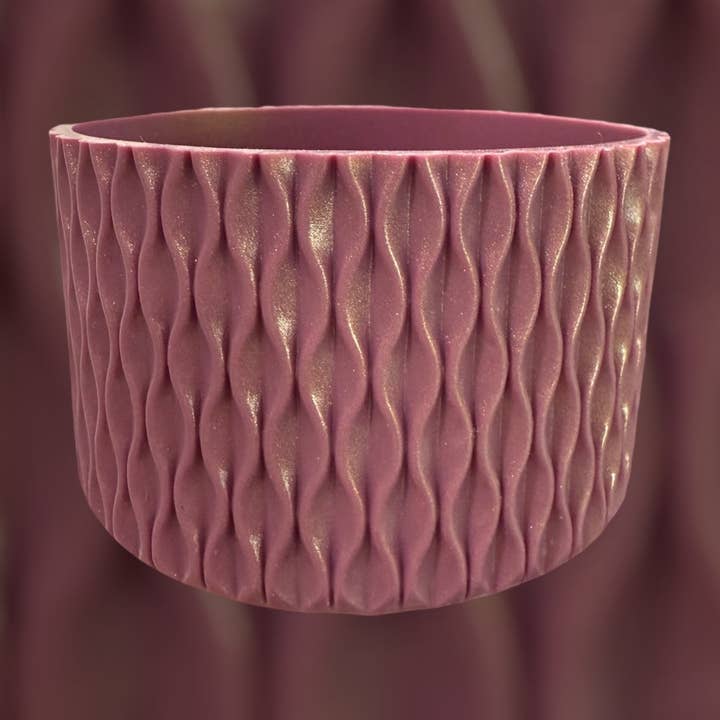 Mauve Metallic - WAVES Silicone Tumbler Boot for wholesale by Olive Lane Accessories