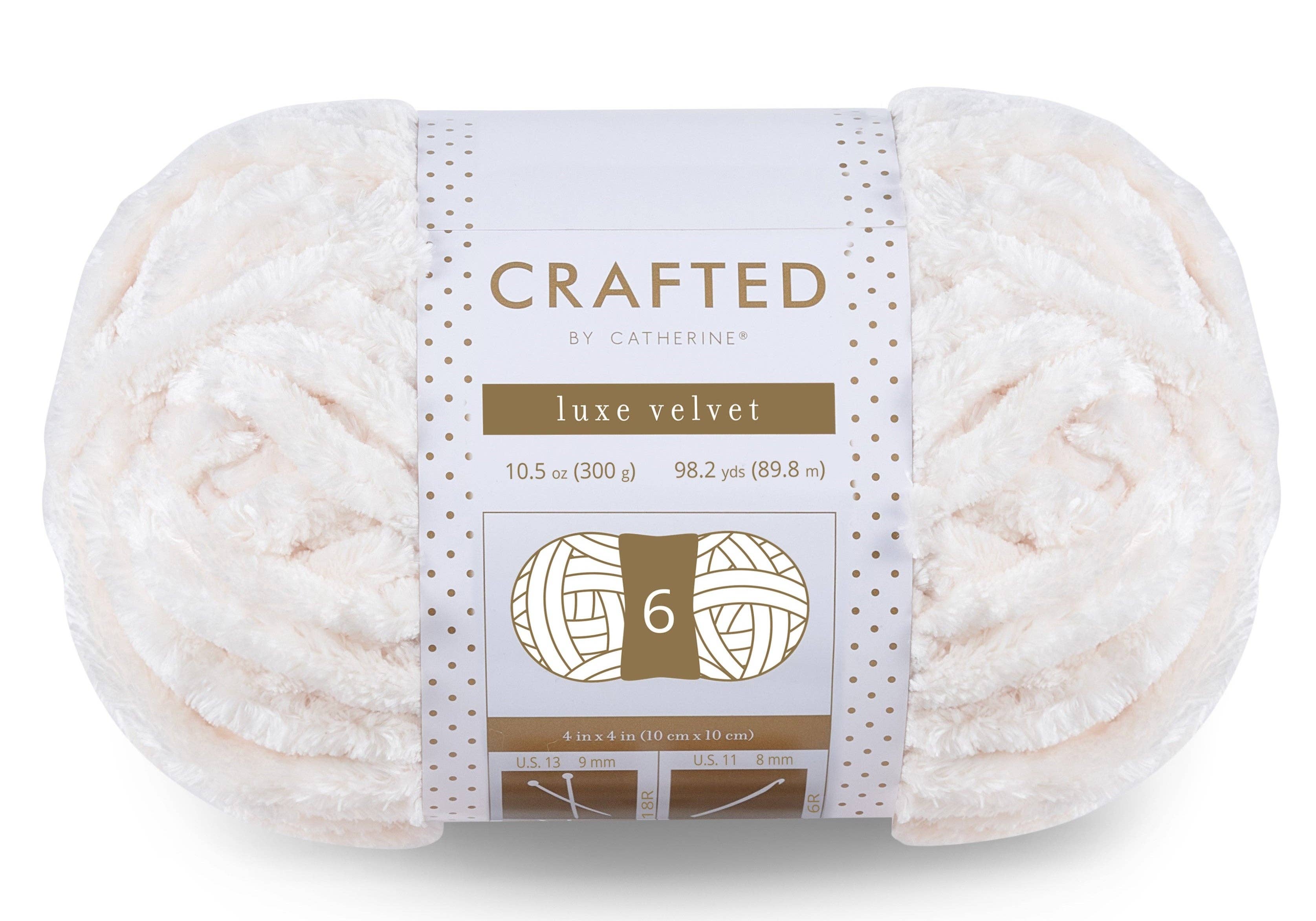 Crafted by Catherine - Wholesale Yarn - Luxe Velvet Yarn | 10.5oz/300g | Super Bulky #6 | Pack of 433