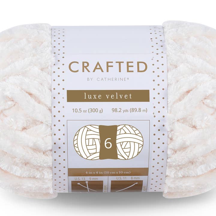 Crafted by Catherine - Wholesale Yarn - Luxe Velvet Yarn | 10.5oz/300g | Super Bulky #6 | Pack of 433