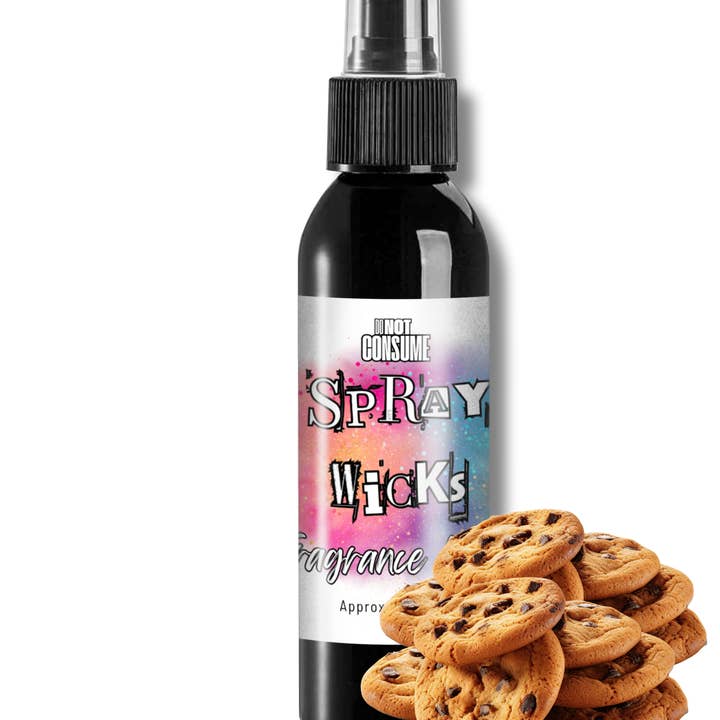 Timmy's Cookies Room/Linen/Body Spray: Chocolate Chip Cookie Scent by Glitterwicks for wholesale by Glitterwicks