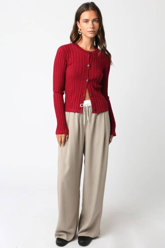 Olivaceous – wholesale Pants – Women's – Marie Waist Pants3