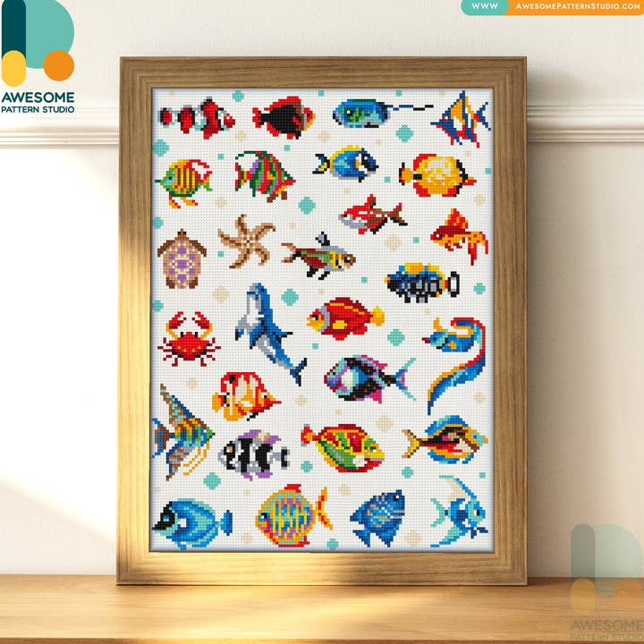 DS1642-120x162 Sea Life Collection, Diamond Painting Kit for wholesale by Awesome Pattern Studio