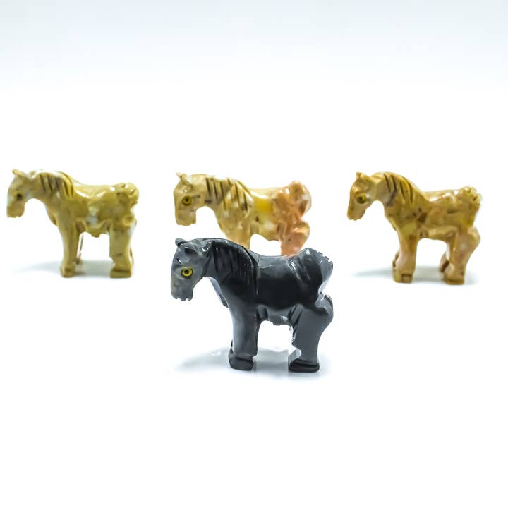 Quasar Gems USA - Wholesale Decorative Figurine - Soapstone Animal Carvings