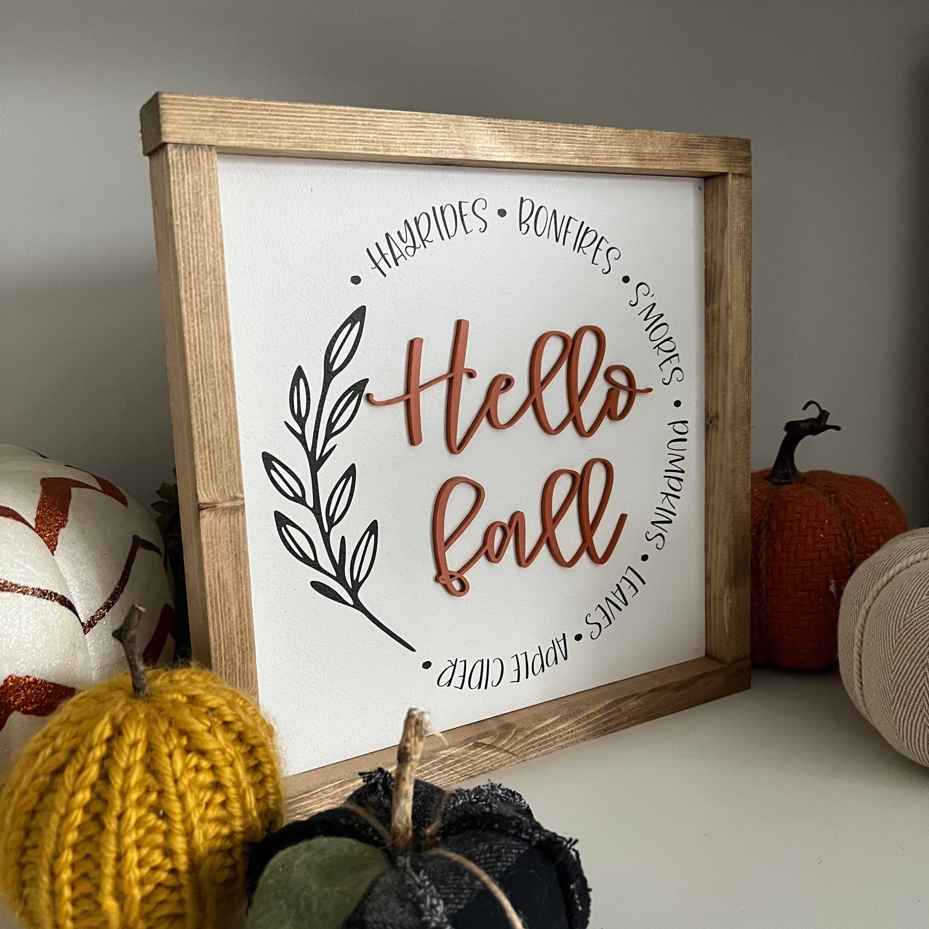 This Phrase of Life - Wholesale Sign - hello fall *the best of fall * wood sign * fall decor 3