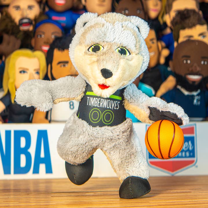 Uncanny Brands - Wholesale Stuffed/Plush Toy - Kids & Baby - Bleacher Creatures Minnesota Timberwolves Crunch 10" Plush