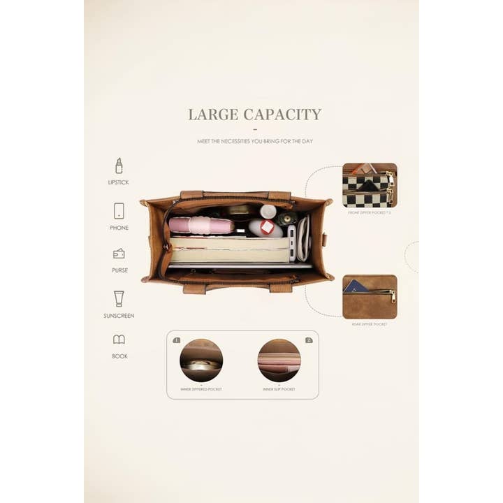 Vanilla Monkey - Wholesale Tote Bag - Unisex - Checkered Canvas Tote Bag2