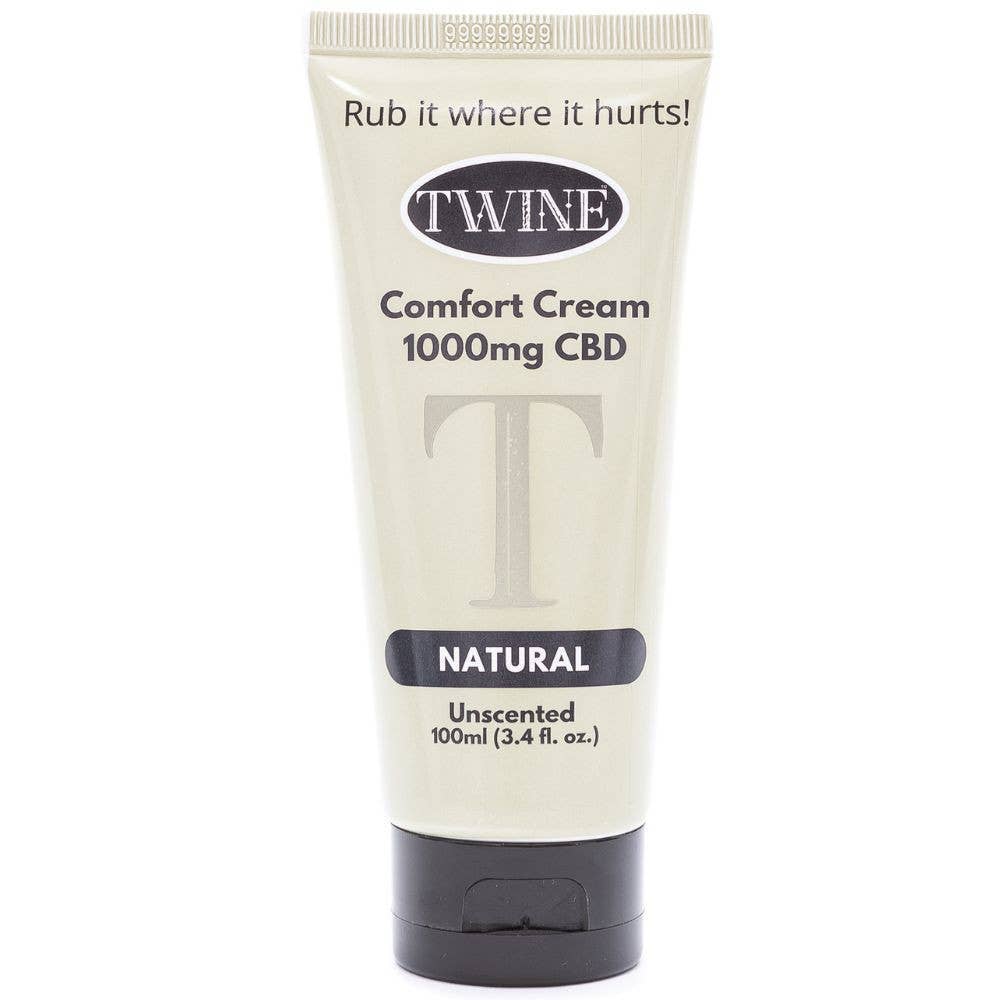 Twine - Wholesale CBD Cream/Lotion - CBD Comfort Cream- Pain Relief Cream - Unscented Natural1