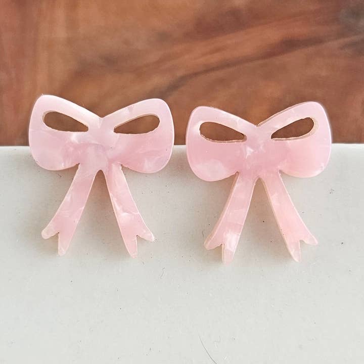 Brincos de Prego - Rosa // Joalharia, Brincos por atacado de Spiffy & Splendid