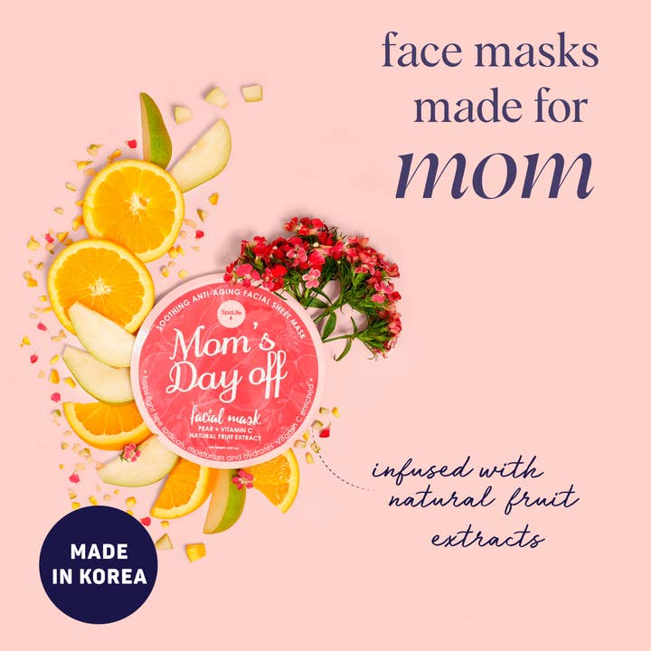 My Spa Life - Wholesale Skincare Face Mask - Mother's Day Rejuvenating & Soothing Facial Mask -10 Pk