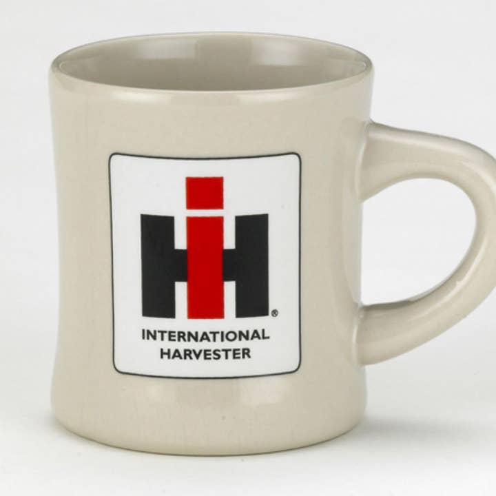 Case IH Diner Mug IH White for wholesale by M Cornell Importers Inc