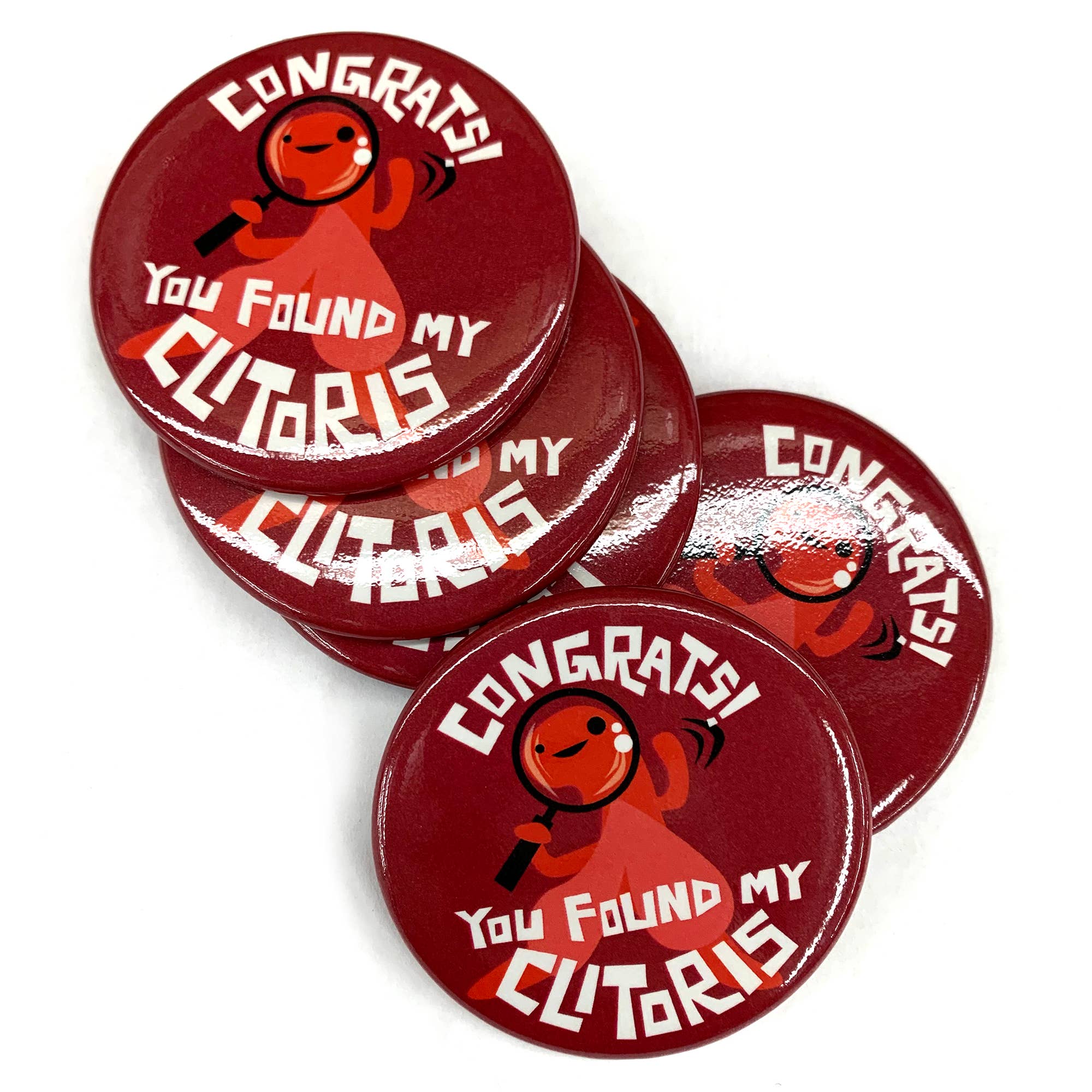 I Heart Guts | Organ Plushies Wholesale - Wholesale Magnet - Congrats! You Found My Clitoris Magnet2