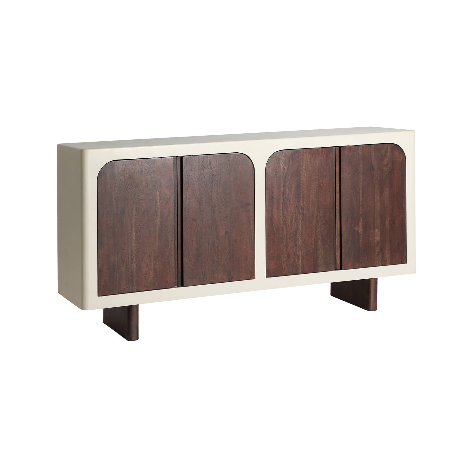 Kodu - Wholesale Sideboard - Acacia wood sideboard in off-white, 160x401