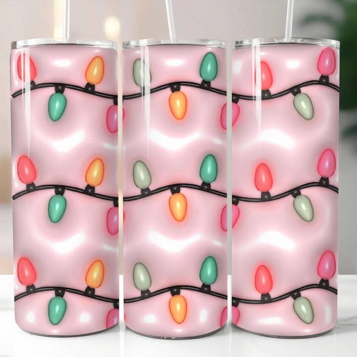 3D Inflated Sublimation Transfer Wrap for Tumblers #3 for wholesale by Hatch & Hug