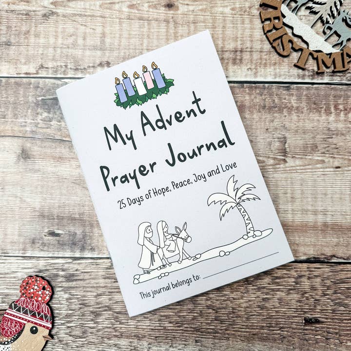 My Advent Prayer Journal for Kids - 25 Days of Hope, Peace, Joy and Love for wholesale by Dolly and Fred Designs