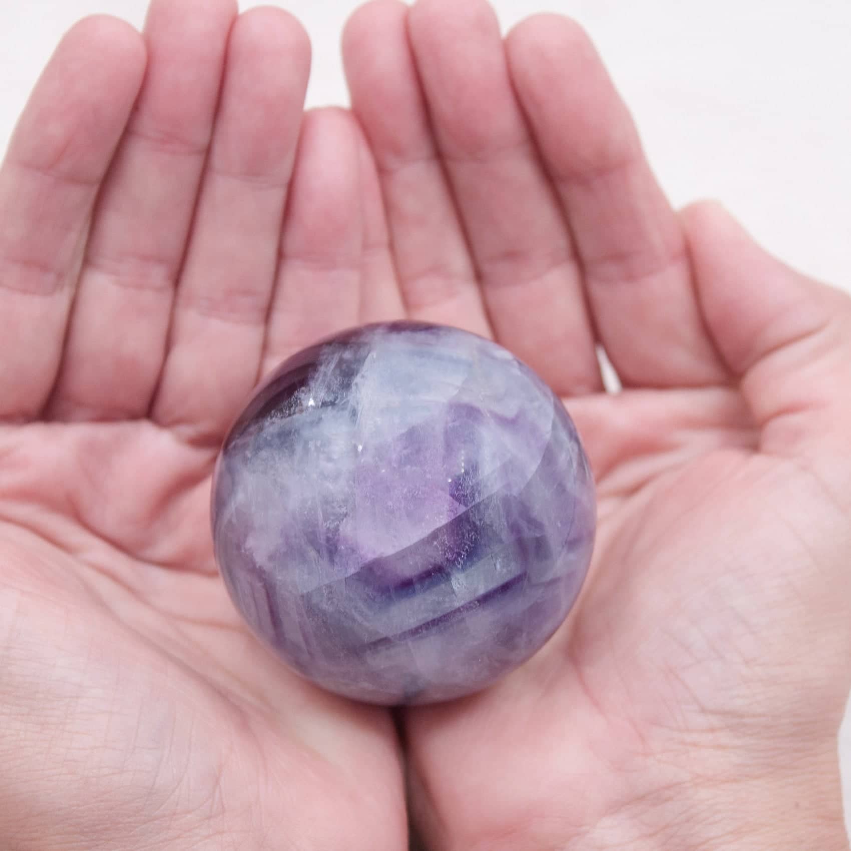 Tiny Rituals - Wholesale Spiritual Stone/Crystal - Rare Rainbow Fluorite Spheres - AAA Premium Quality54